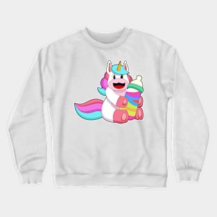 Unicorn with Baby bottle Crewneck Sweatshirt